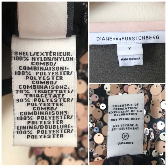 Diane Von Furstenberg Kavita Sequin Top NWOT - Picture 7 of 9